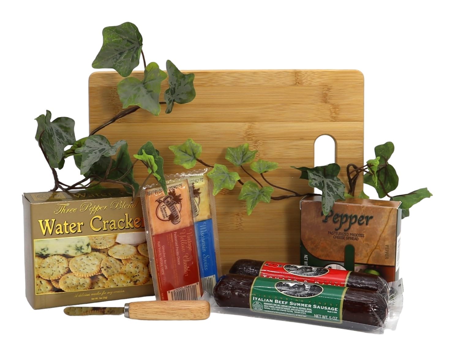 Gift Basket Village Charcuterie Board Gift Set – Bamboo Cutting Board